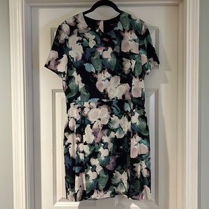 French Connection Floral Short Sleeve Dress